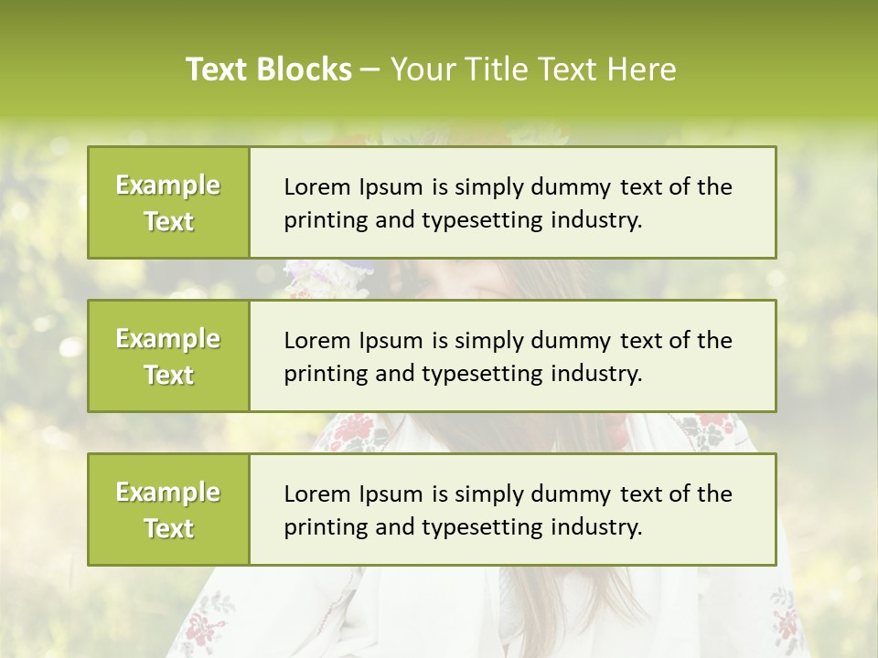 Style Summer People PowerPoint Template