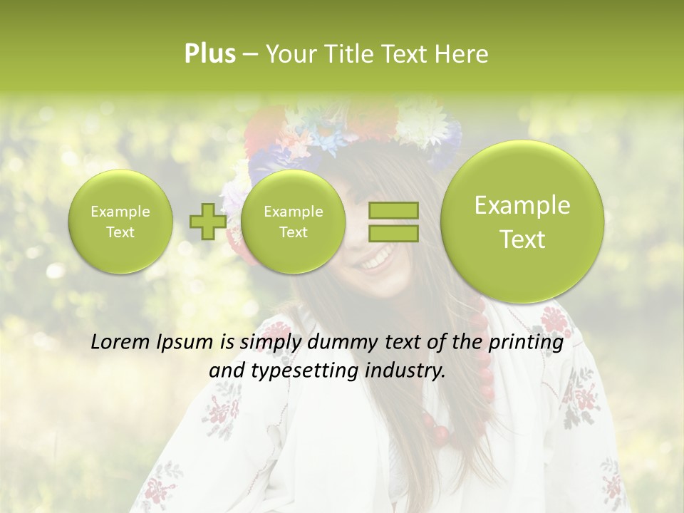 Style Summer People PowerPoint Template