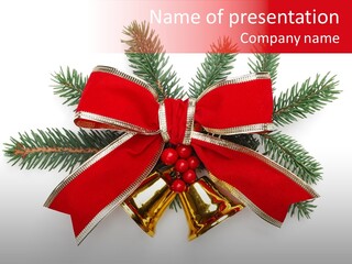 Red Green Year PowerPoint Template