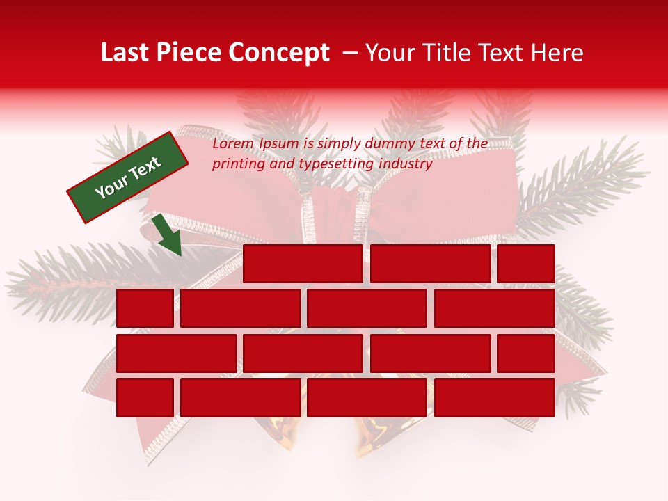 Red Green Year PowerPoint Template