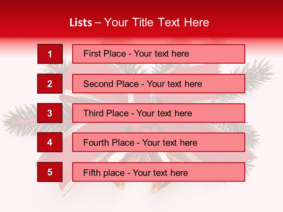 Red Green Year PowerPoint Template