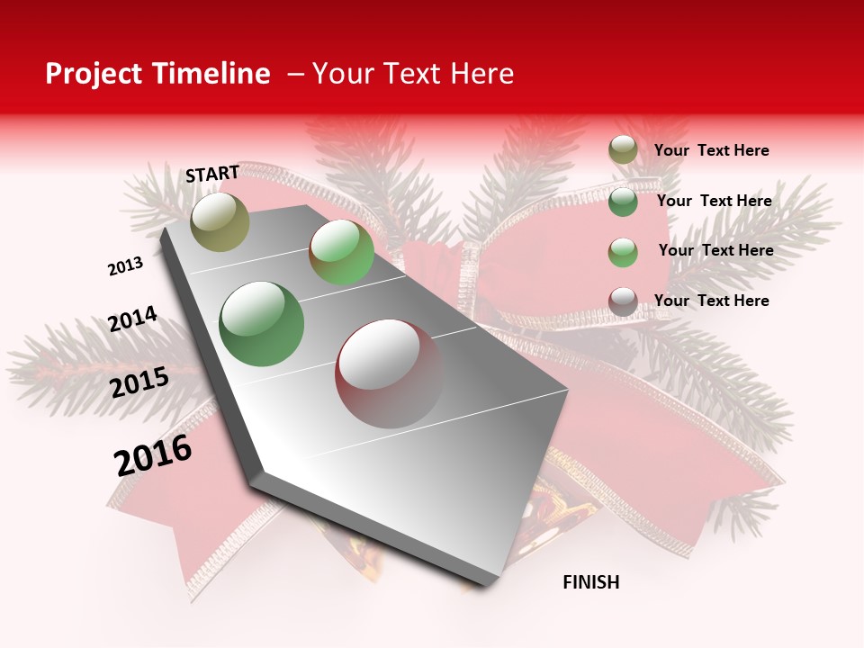 Red Green Year PowerPoint Template