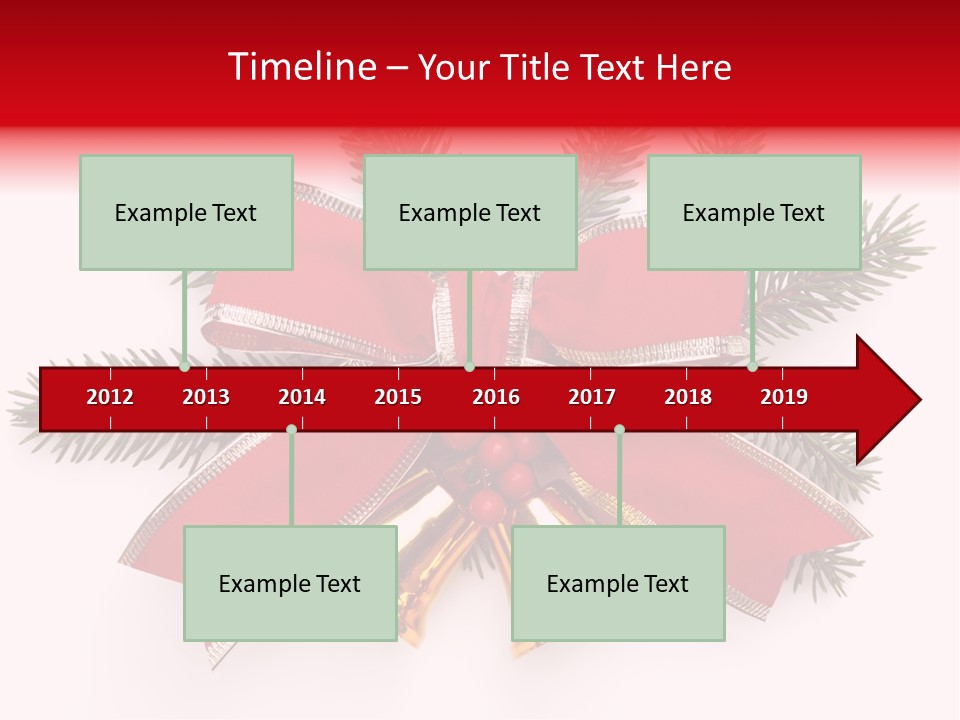 Red Green Year PowerPoint Template