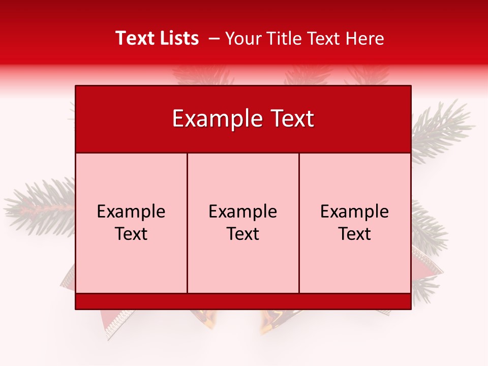 Red Green Year PowerPoint Template