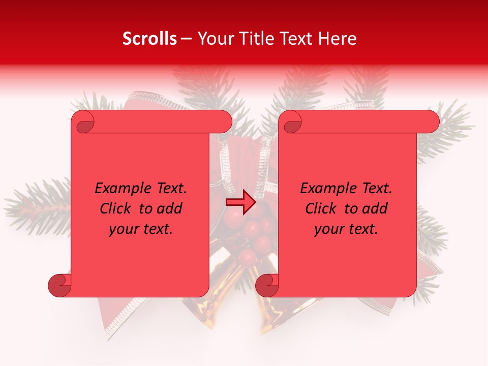 Red Green Year PowerPoint Template