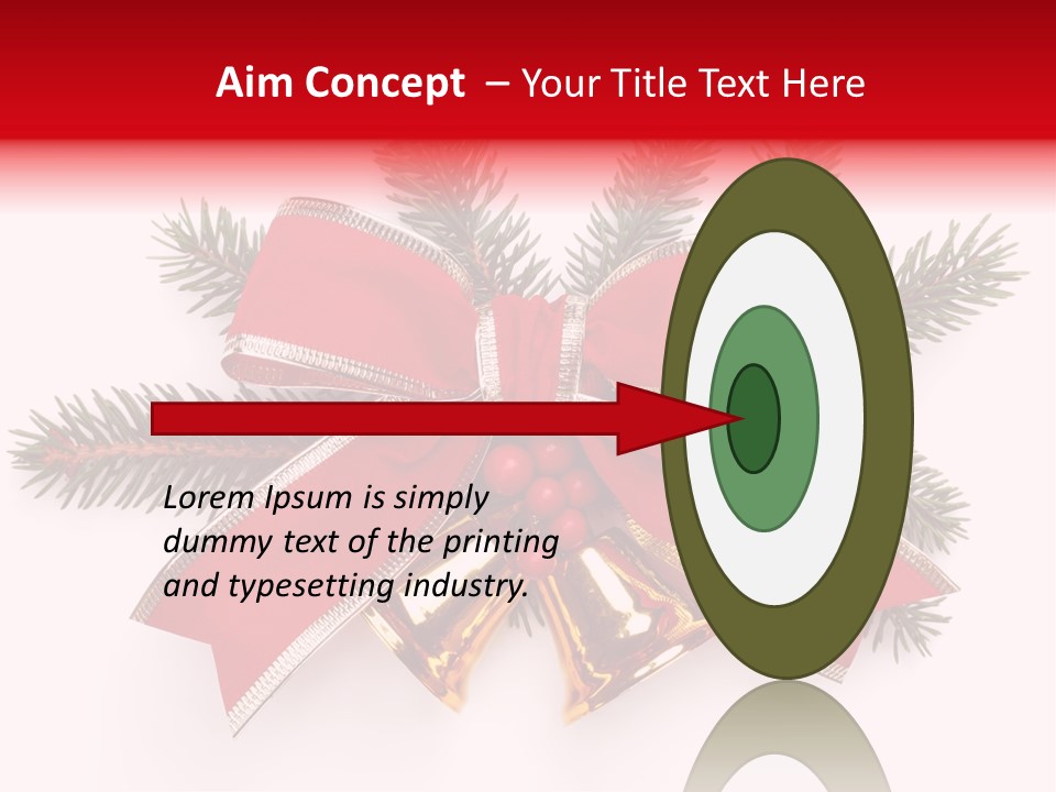 Red Green Year PowerPoint Template