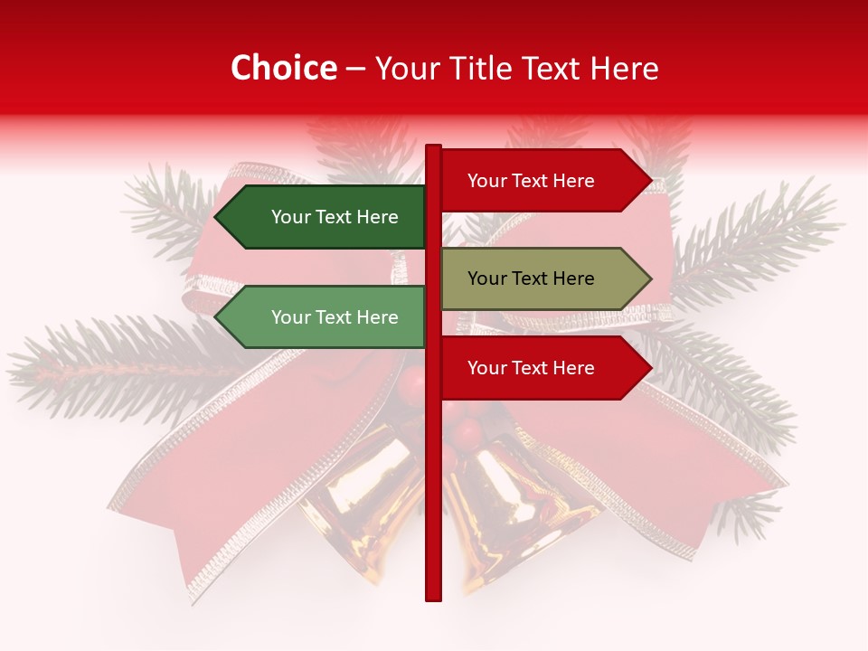 Red Green Year PowerPoint Template