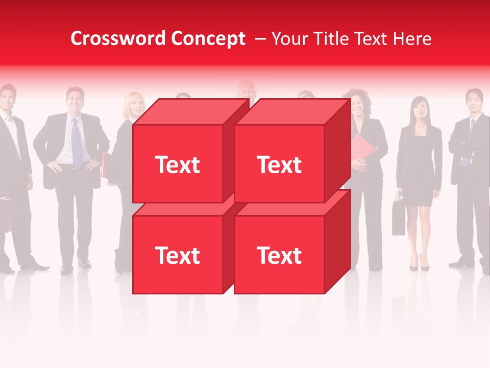 People Worker Teamwork PowerPoint Template