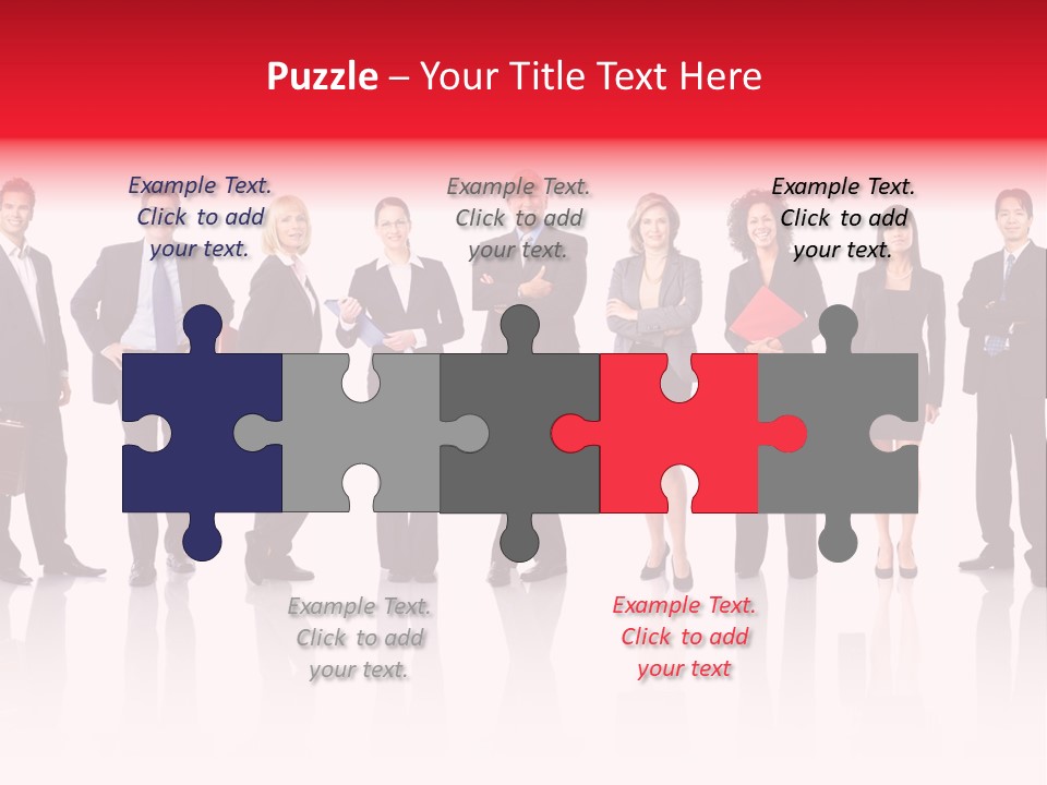 People Worker Teamwork PowerPoint Template