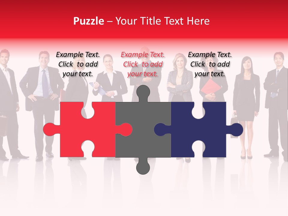 People Worker Teamwork PowerPoint Template