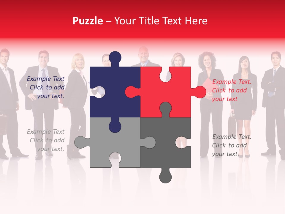 People Worker Teamwork PowerPoint Template