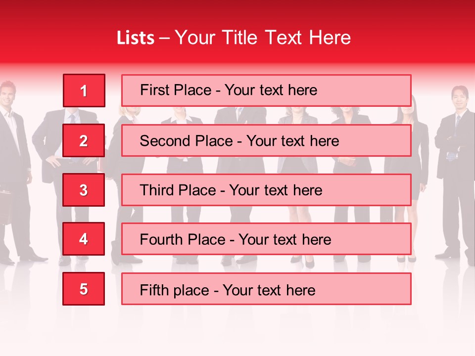 People Worker Teamwork PowerPoint Template