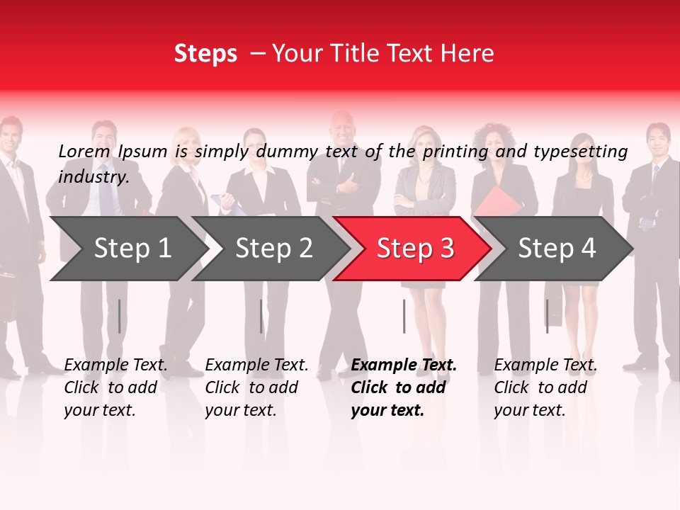 People Worker Teamwork PowerPoint Template