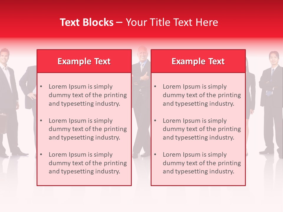 People Worker Teamwork PowerPoint Template