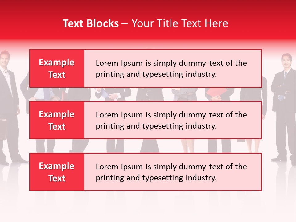 People Worker Teamwork PowerPoint Template