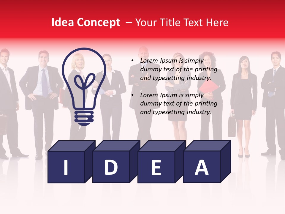 People Worker Teamwork PowerPoint Template