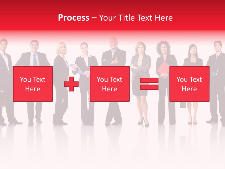 People Worker Teamwork PowerPoint Template