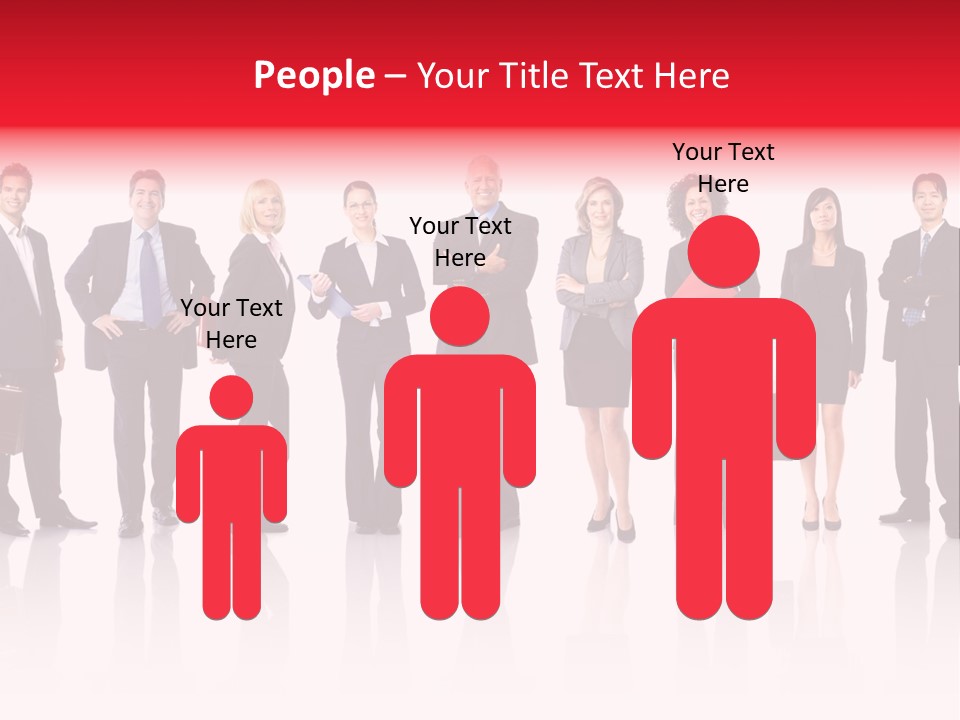 People Worker Teamwork PowerPoint Template