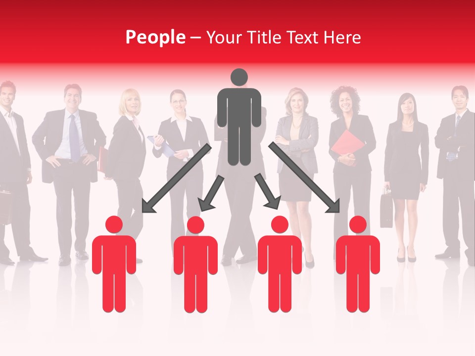 People Worker Teamwork PowerPoint Template
