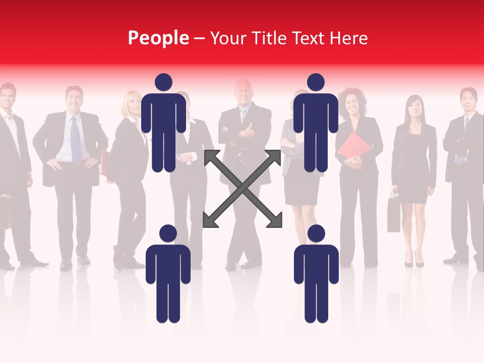 People Worker Teamwork PowerPoint Template