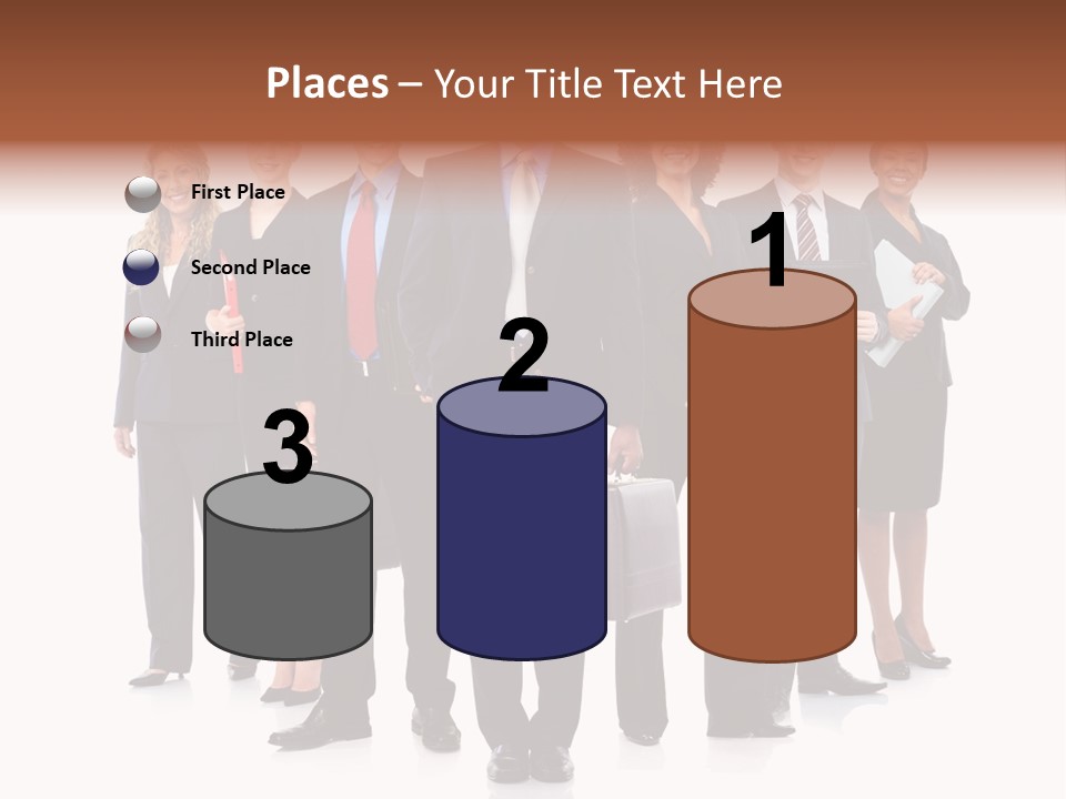 Positive Girl Woman PowerPoint Template