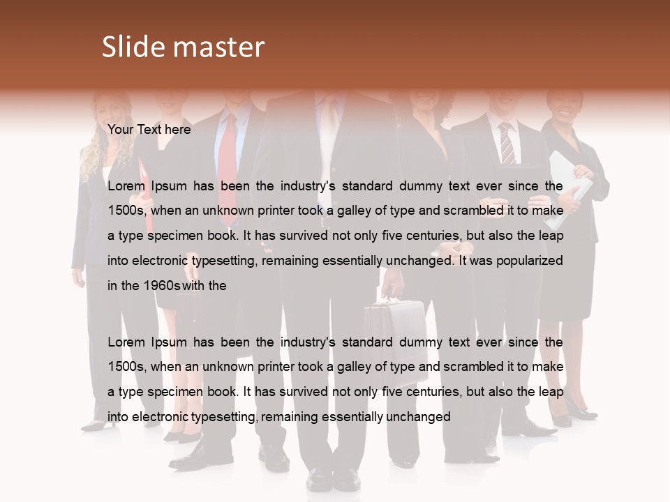 Positive Girl Woman PowerPoint Template