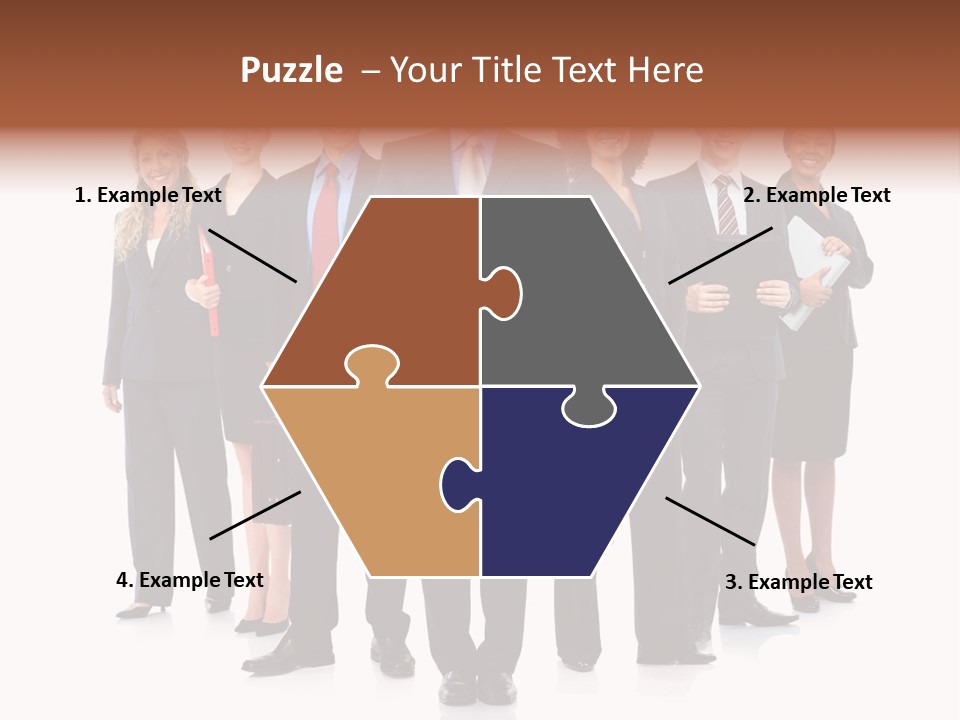 Positive Girl Woman PowerPoint Template