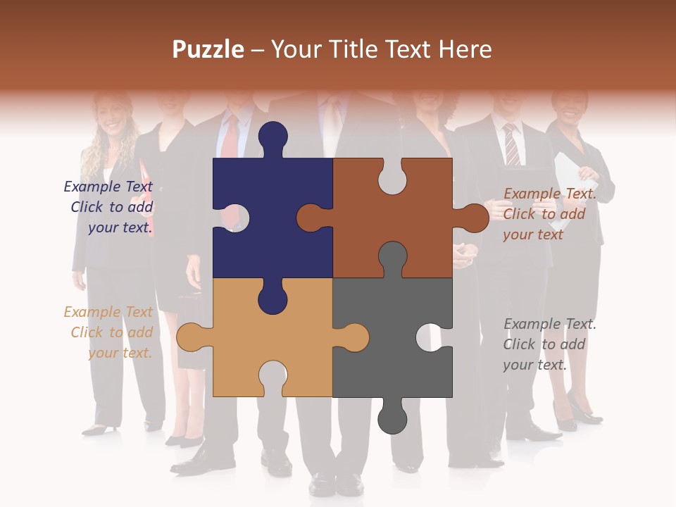 Positive Girl Woman PowerPoint Template