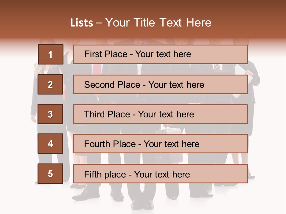 Positive Girl Woman PowerPoint Template