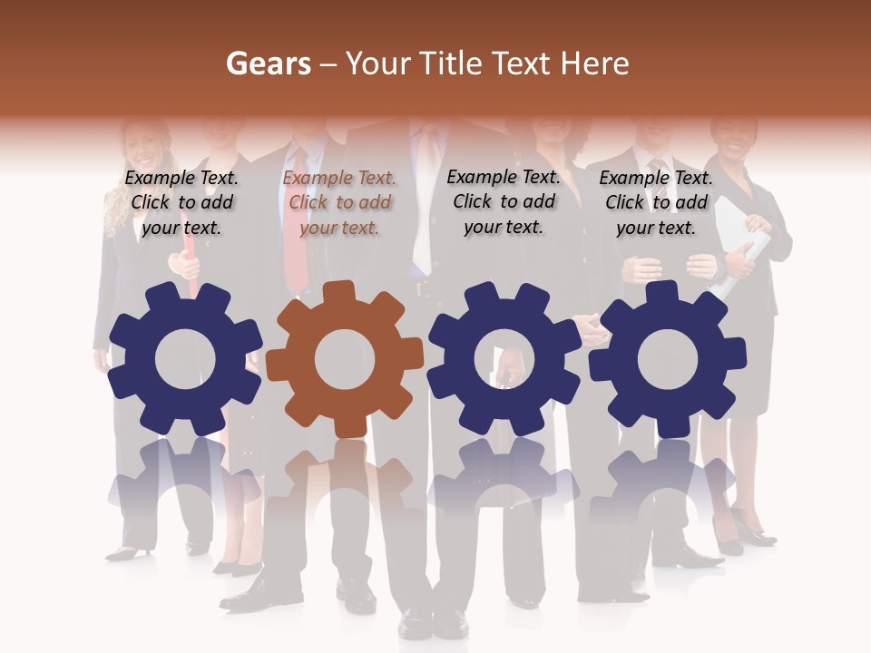 Positive Girl Woman PowerPoint Template