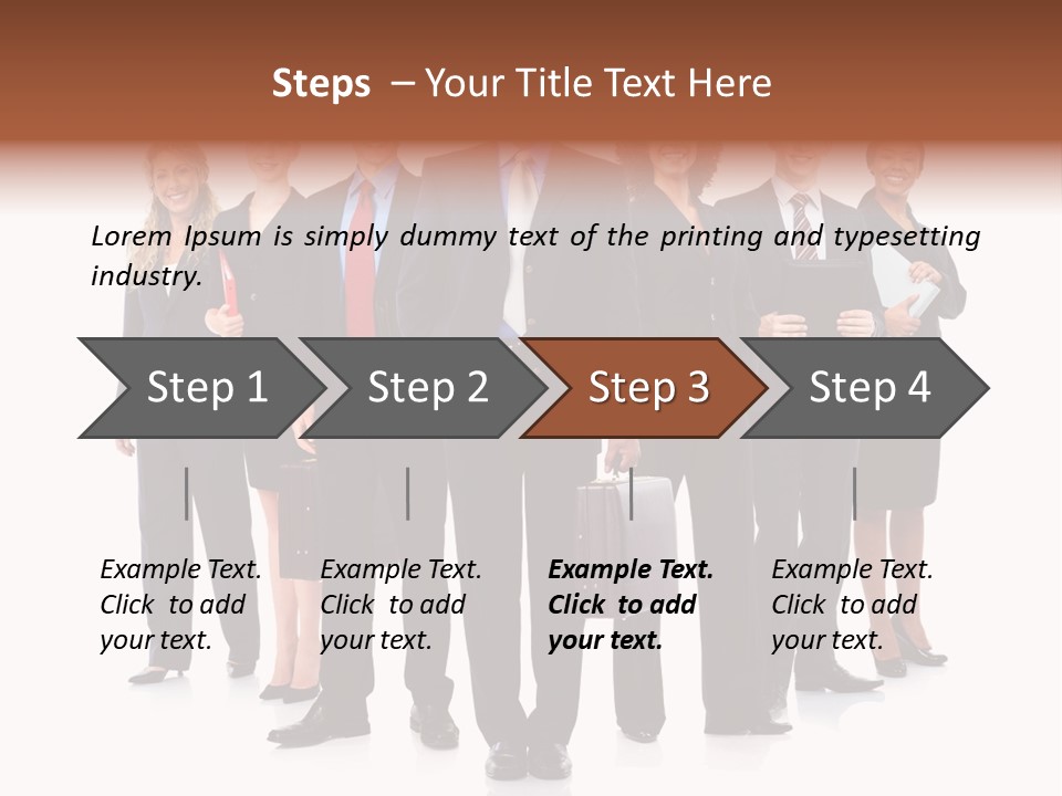 Positive Girl Woman PowerPoint Template