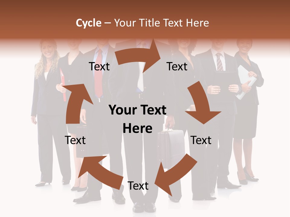 Positive Girl Woman PowerPoint Template