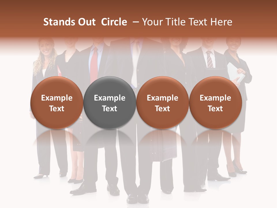 Positive Girl Woman PowerPoint Template