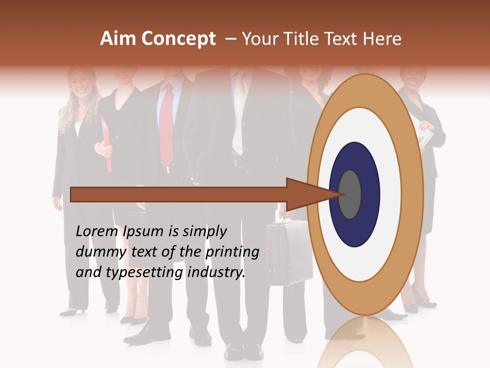 Positive Girl Woman PowerPoint Template