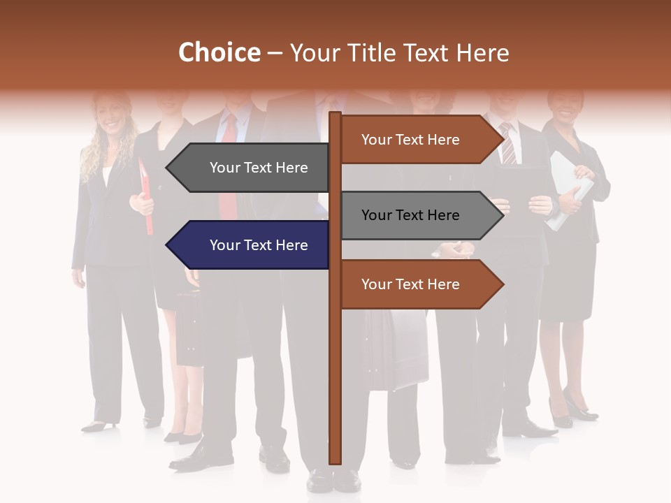 Positive Girl Woman PowerPoint Template