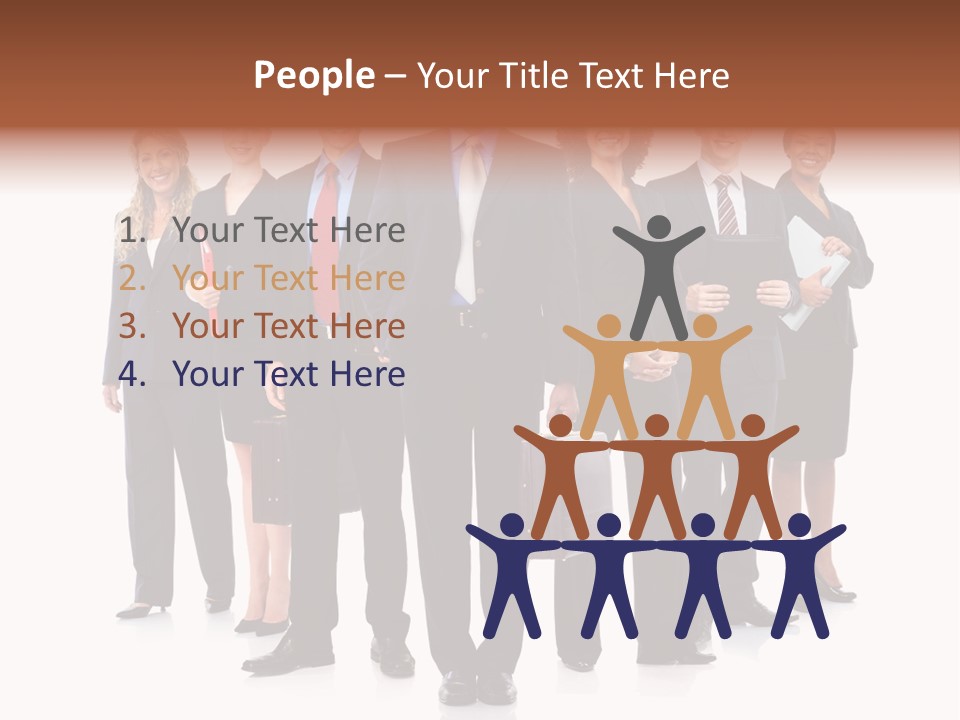 Positive Girl Woman PowerPoint Template