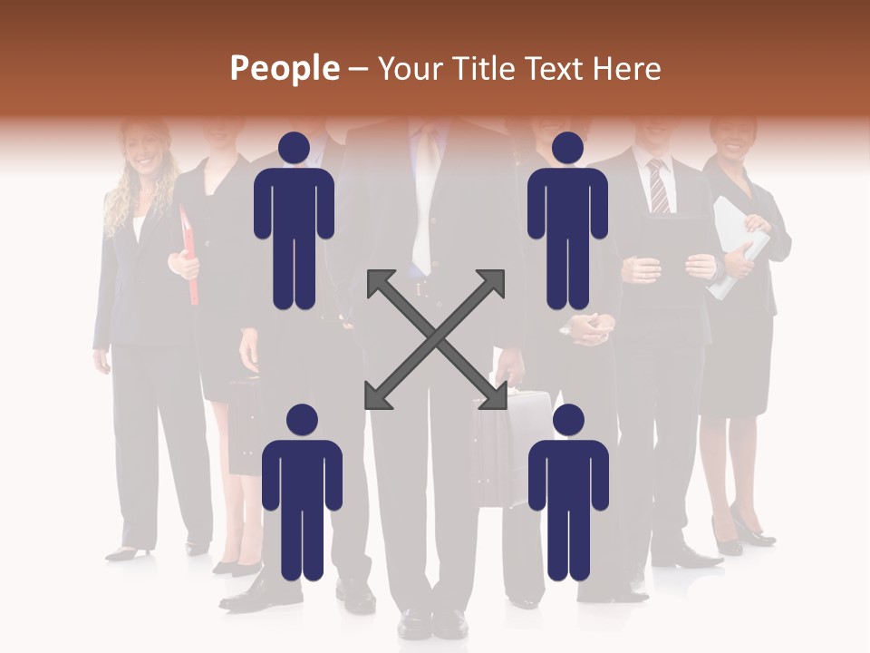 Positive Girl Woman PowerPoint Template