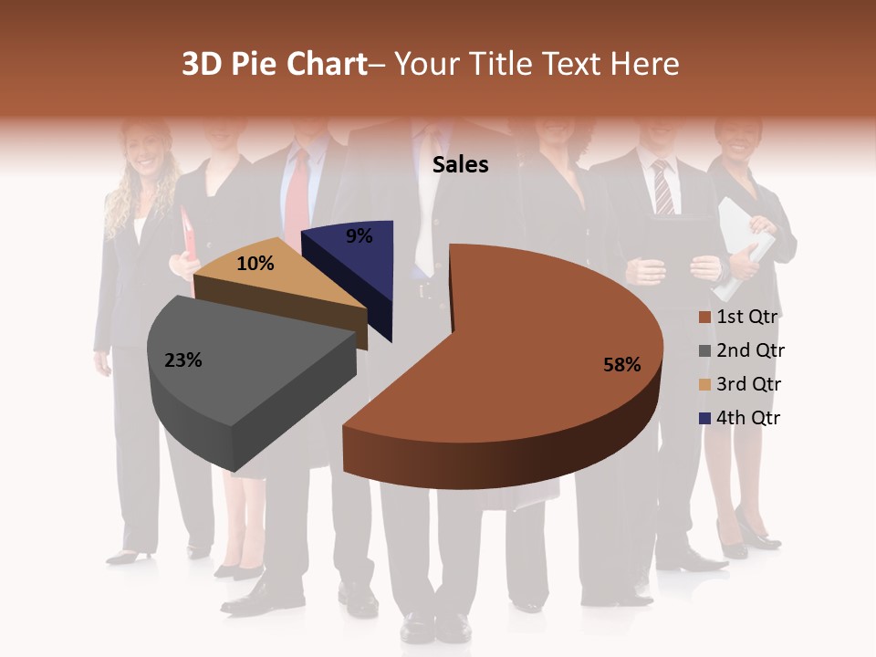 Positive Girl Woman PowerPoint Template