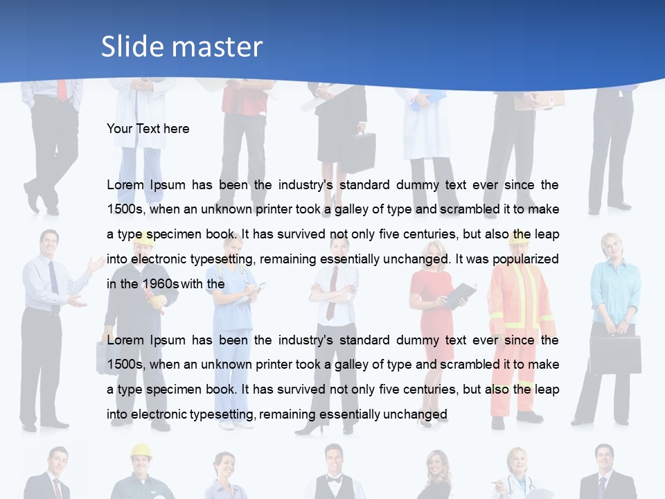 Worker Contractor Medical PowerPoint Template