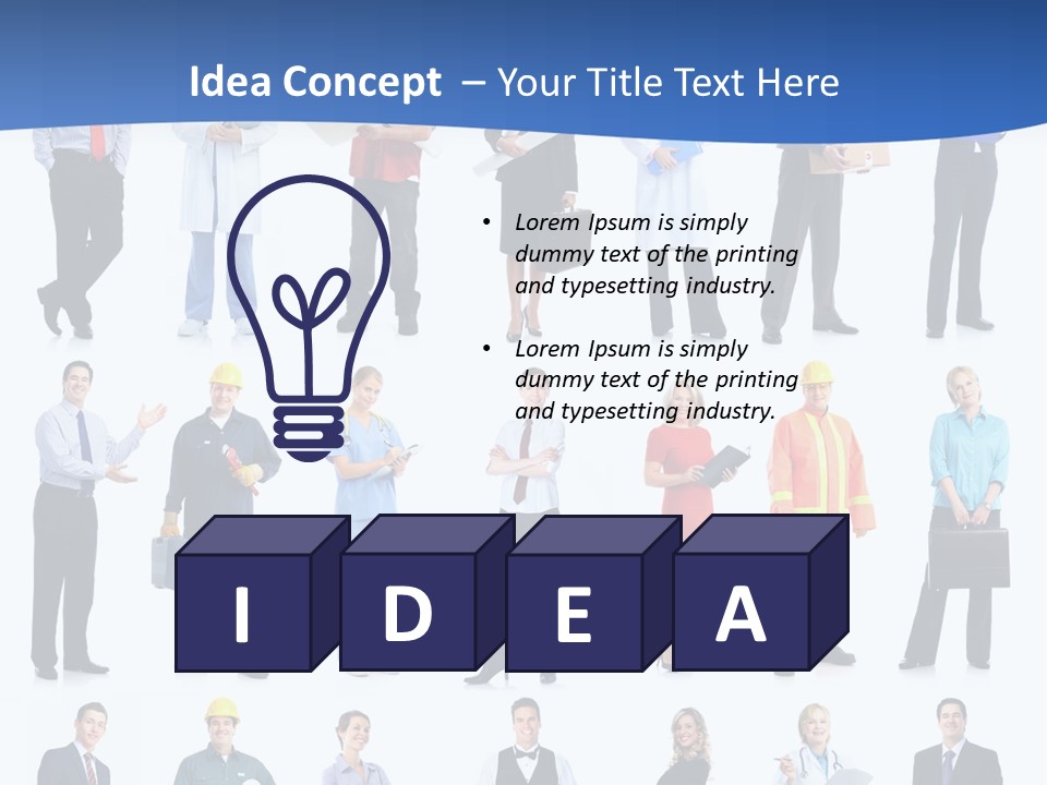 Worker Contractor Medical PowerPoint Template