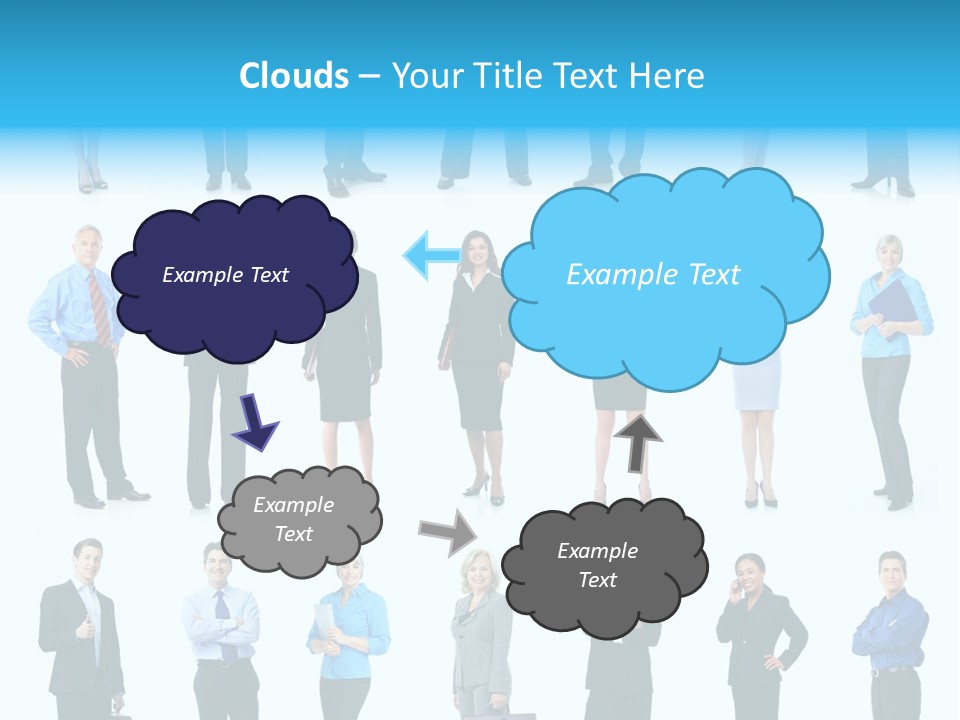 Achievement Woman Friendly PowerPoint Template