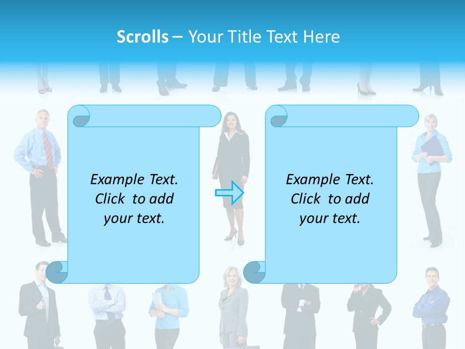 Achievement Woman Friendly PowerPoint Template