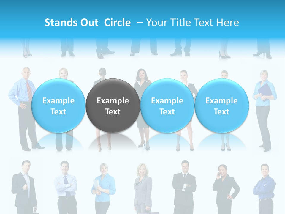 Achievement Woman Friendly PowerPoint Template