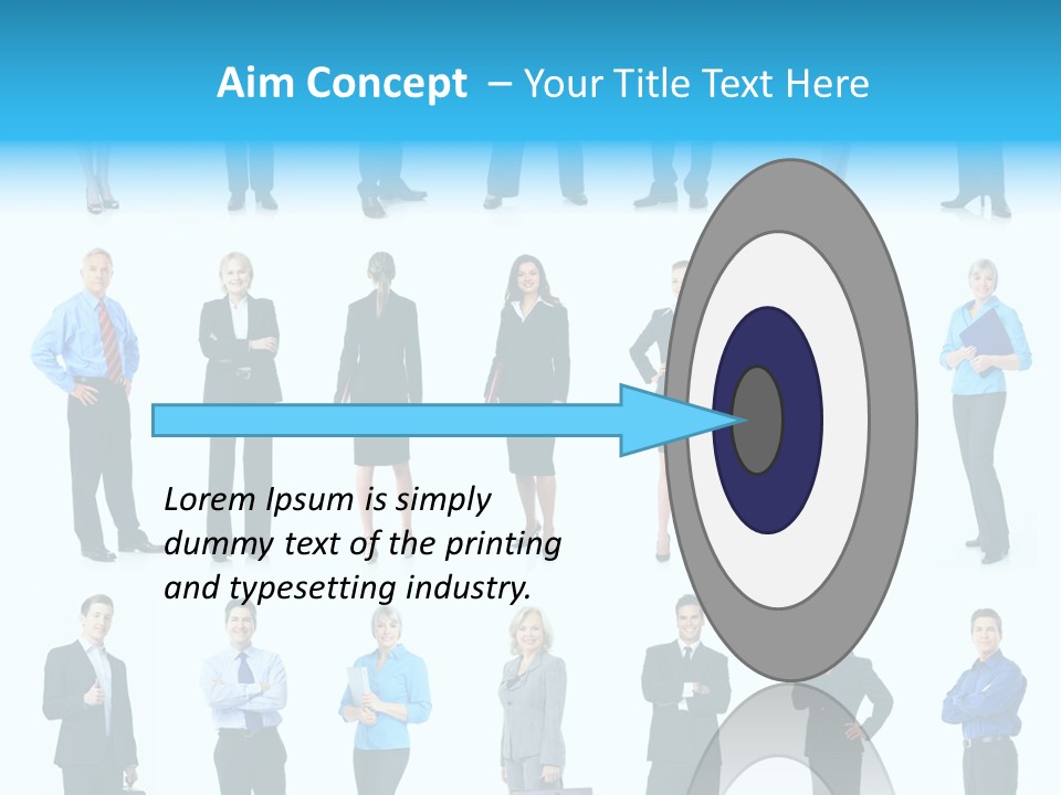 Achievement Woman Friendly PowerPoint Template