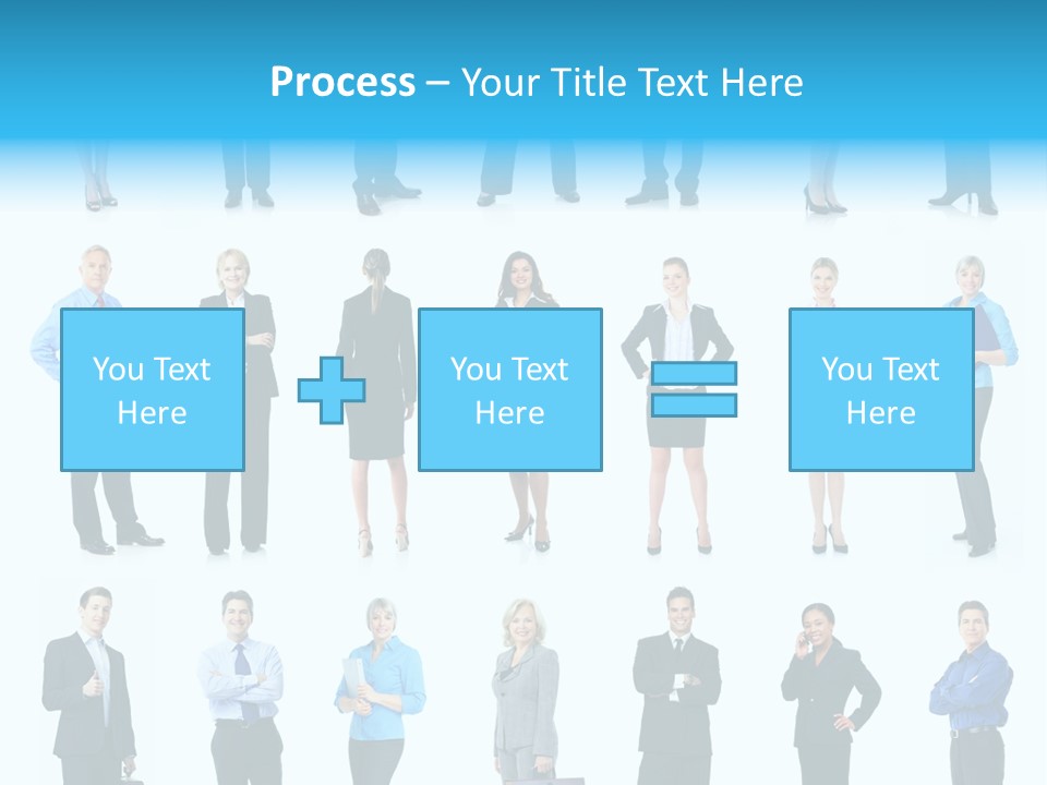 Achievement Woman Friendly PowerPoint Template