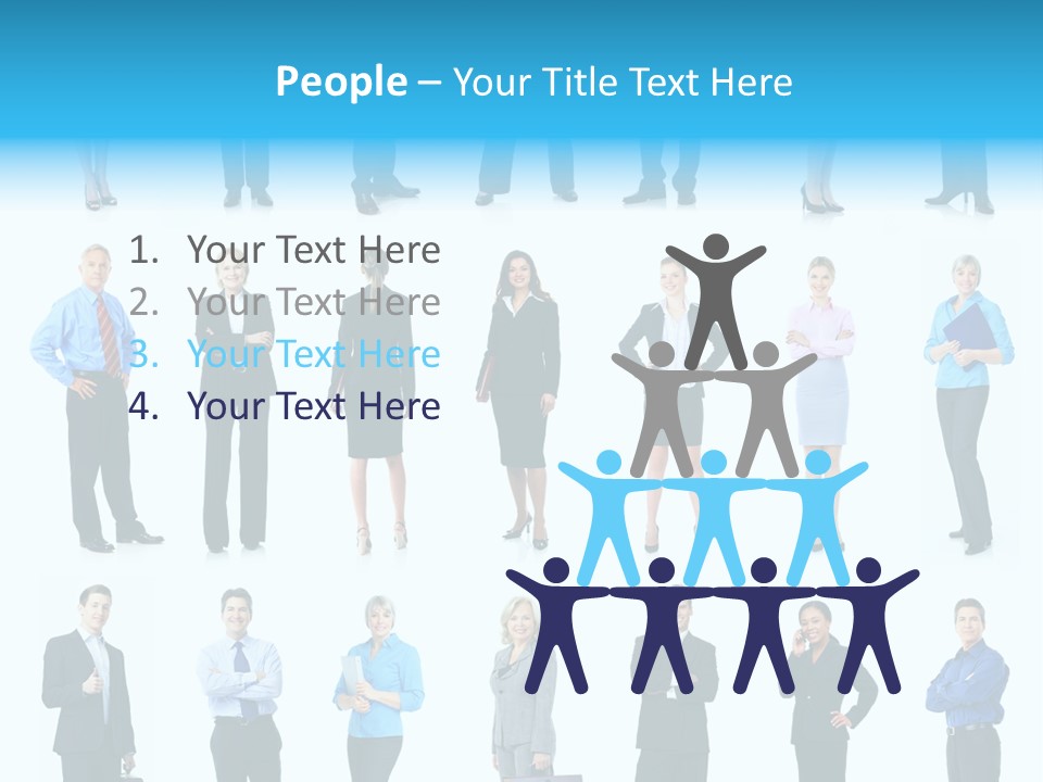 Achievement Woman Friendly PowerPoint Template