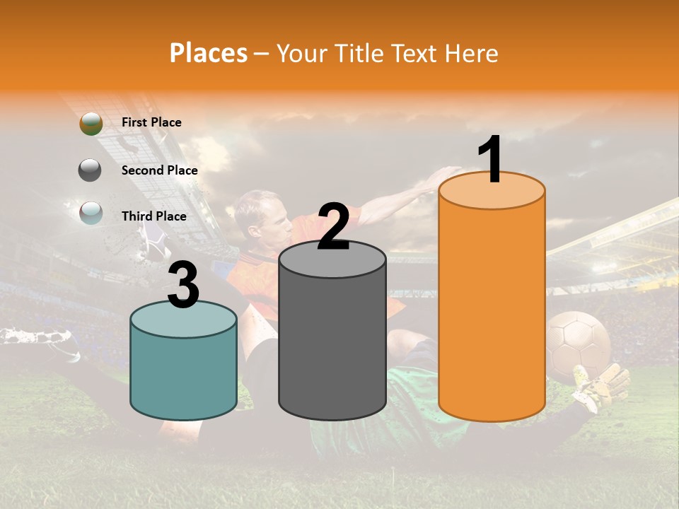 Goal Fan Gate PowerPoint Template