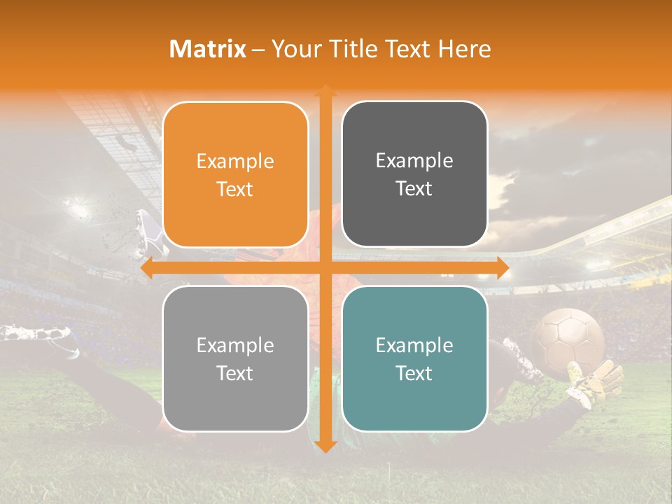 Goal Fan Gate PowerPoint Template