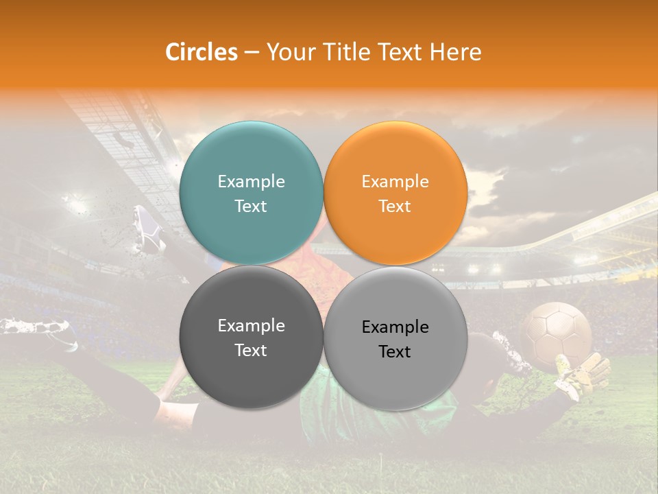 Goal Fan Gate PowerPoint Template