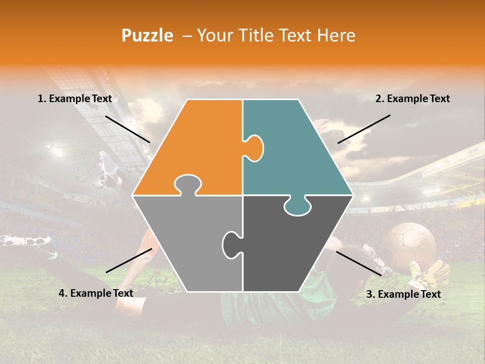 Goal Fan Gate PowerPoint Template